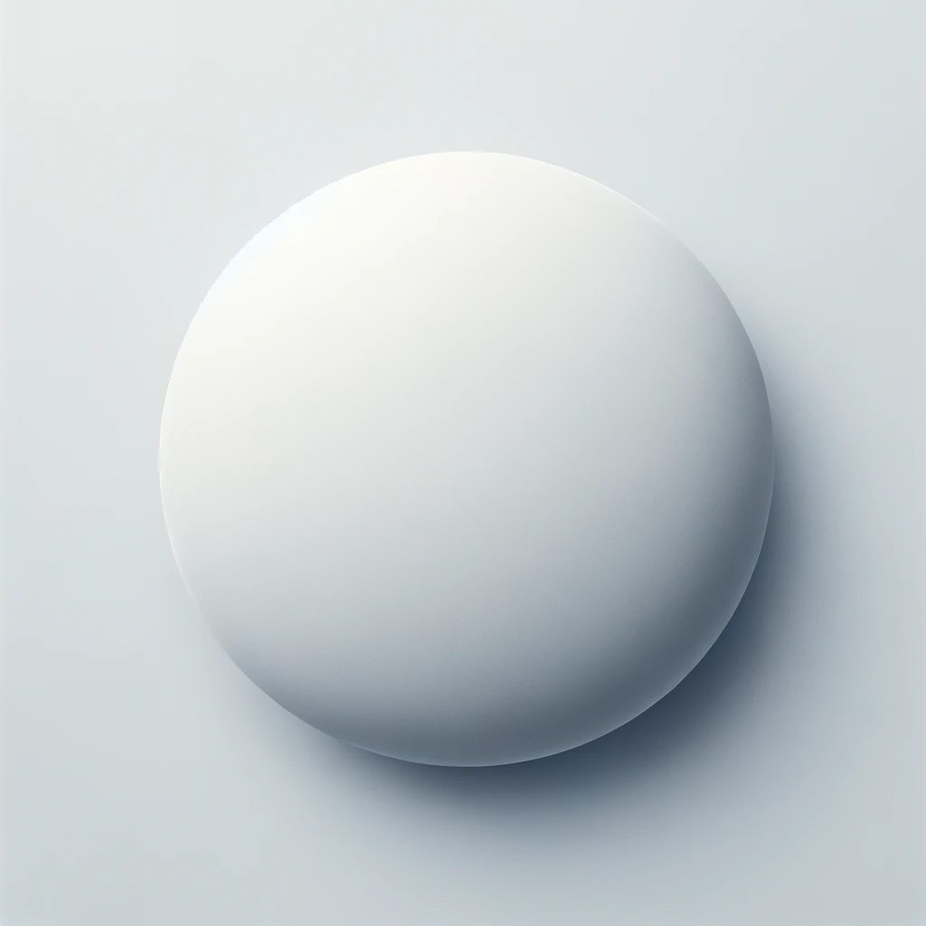 white round tablet